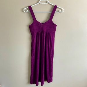 H&M Purple V Neck Dress